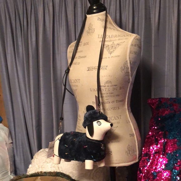 NEW Kate Spade ♠️ Dachshund Lights Crossbody Purse (Claude) - Picture 17 of 17